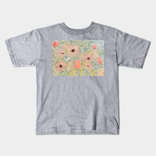 Pastel floral print Kids T-Shirt